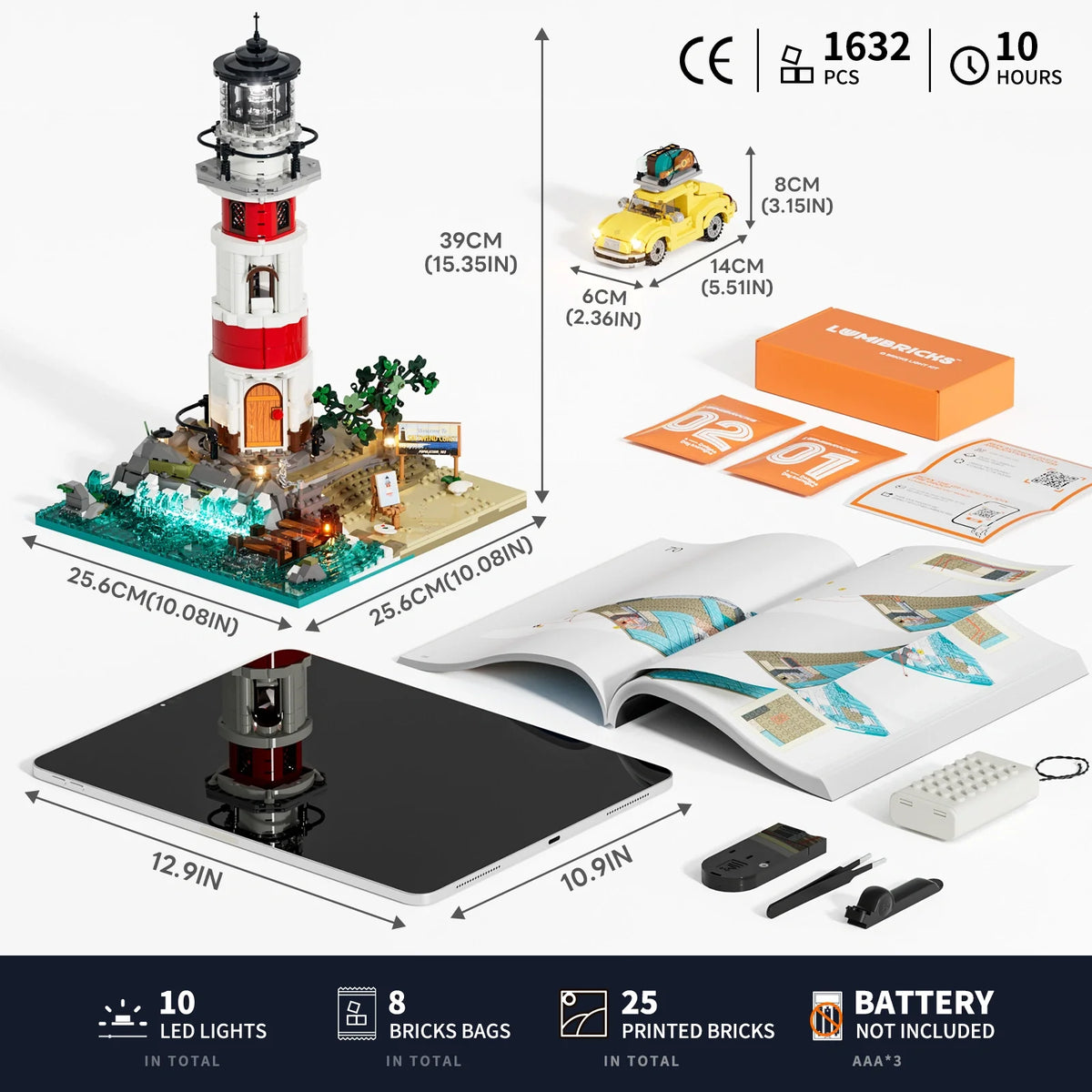 Lumibricks 18007 - Saltwind Coast: Sunrise Lighthouse Leuchtturm