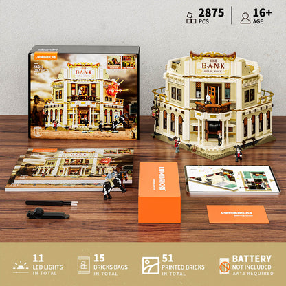 Lumibricks 14013 - Wild West: Western Bank