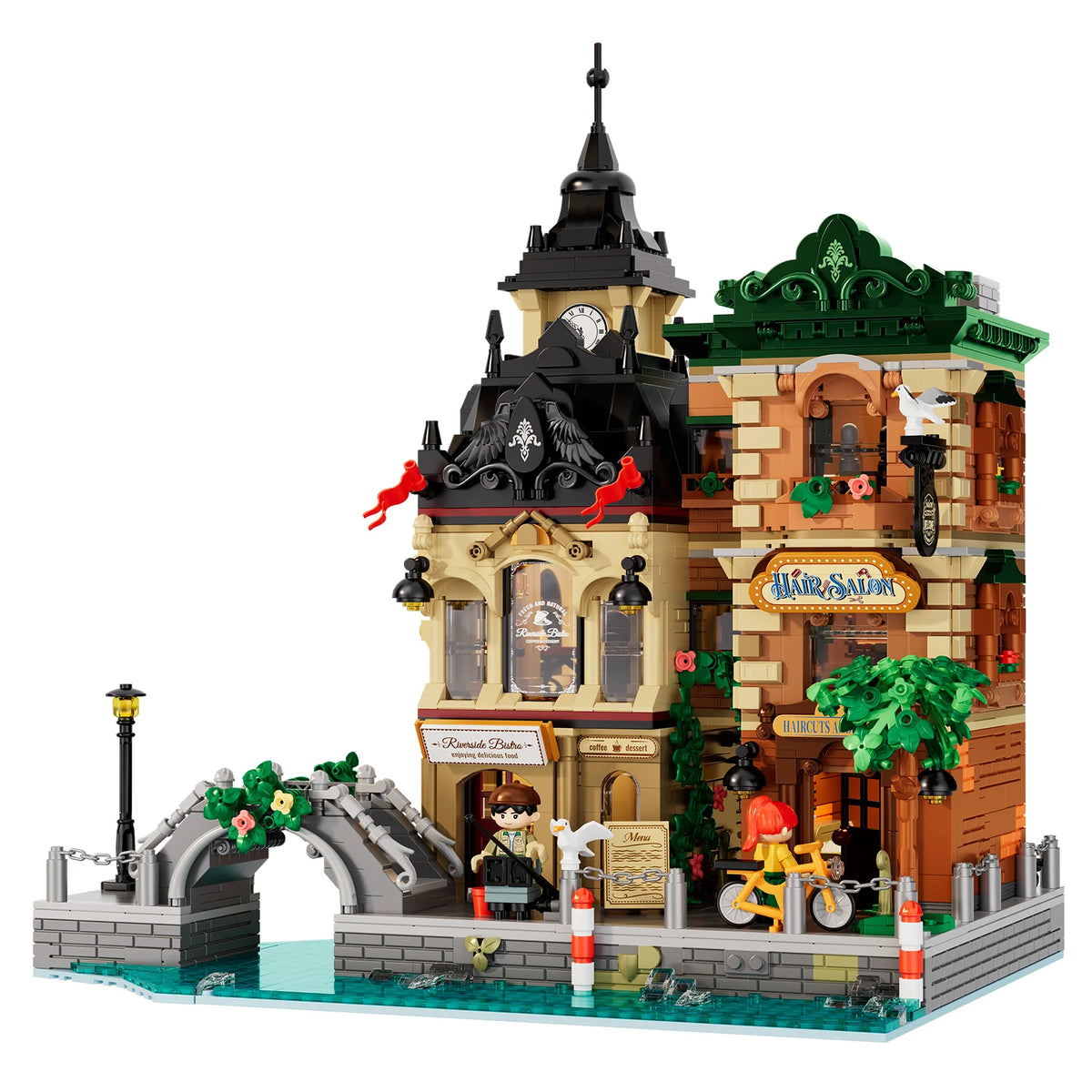 IAMBRICK 40103 - Riverside: Bistro und Friseur