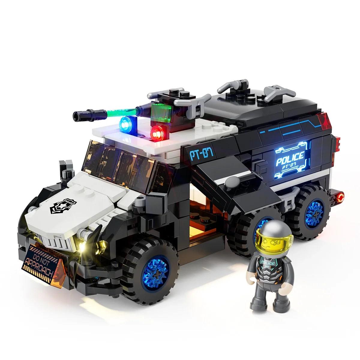 Lumibricks 17008 - Cyberpunk: Police Urban Convoy