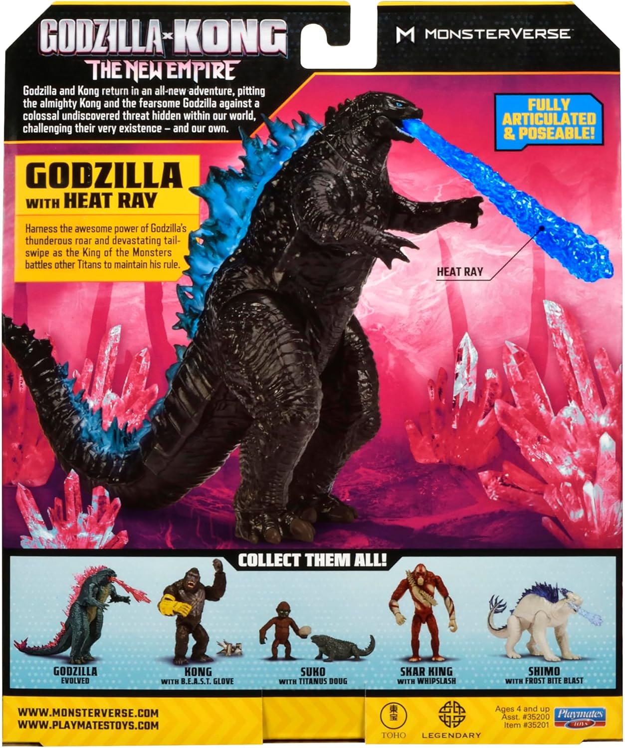 Playmates - Godzilla x Kong: Classic Godzilla with Heat Ray