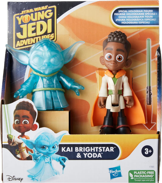 Hasbro - Star Wars Young Jedi: Kai Brightstar & Yoda Actionfiguren-Set