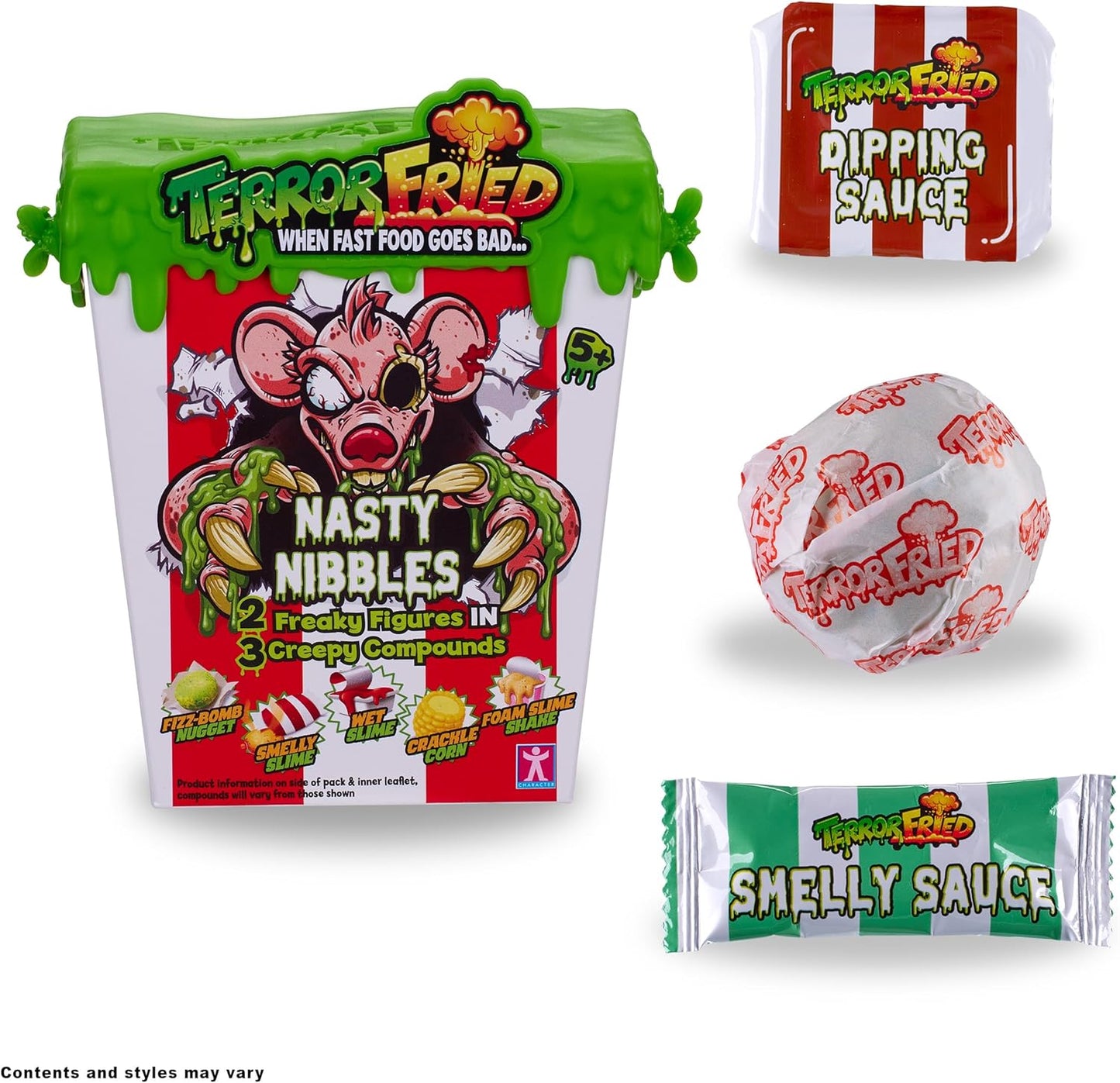 Terror Fried - Mysterybox: Nasty Nibbles Schleim und Minifiguren