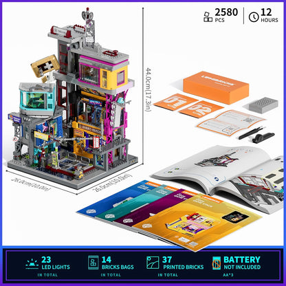Lumibricks L9095 - Cyberpunk: Game Stack Arcade