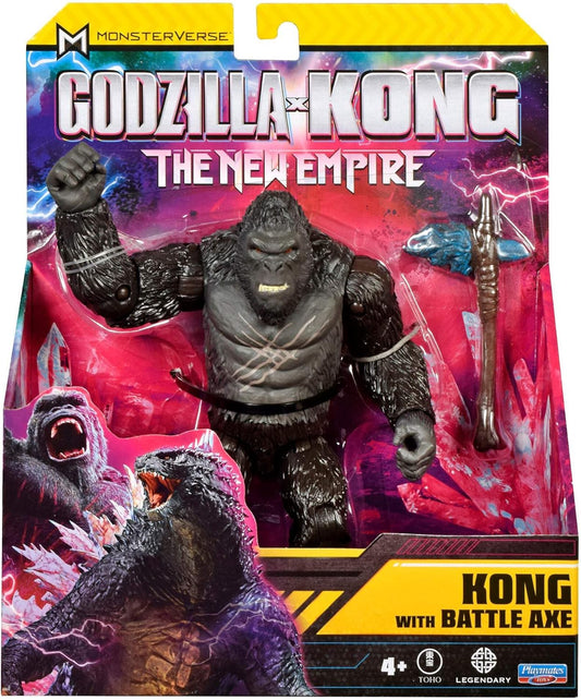 Playmates - Godzilla x Kong: Scared Kong with Axe