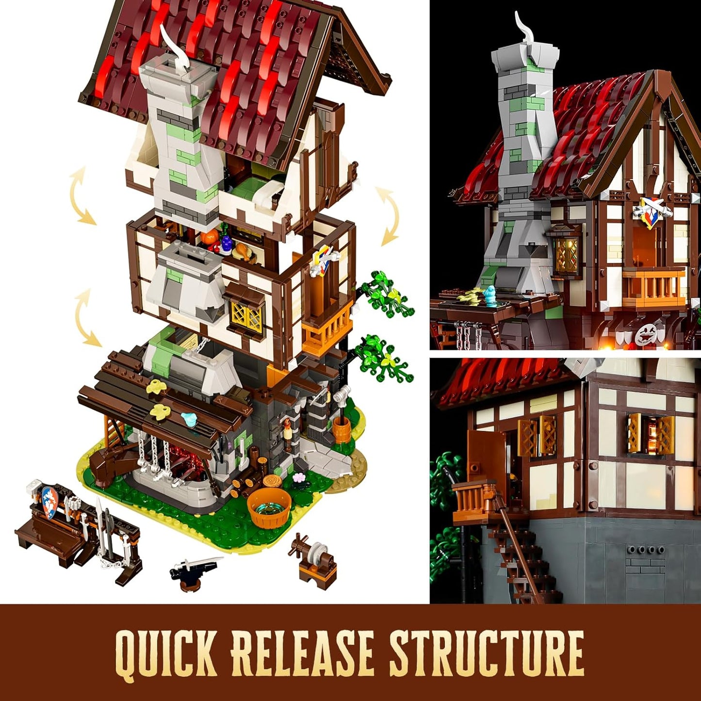 Lumibricks F9040 - Mittelalter: Schmiede