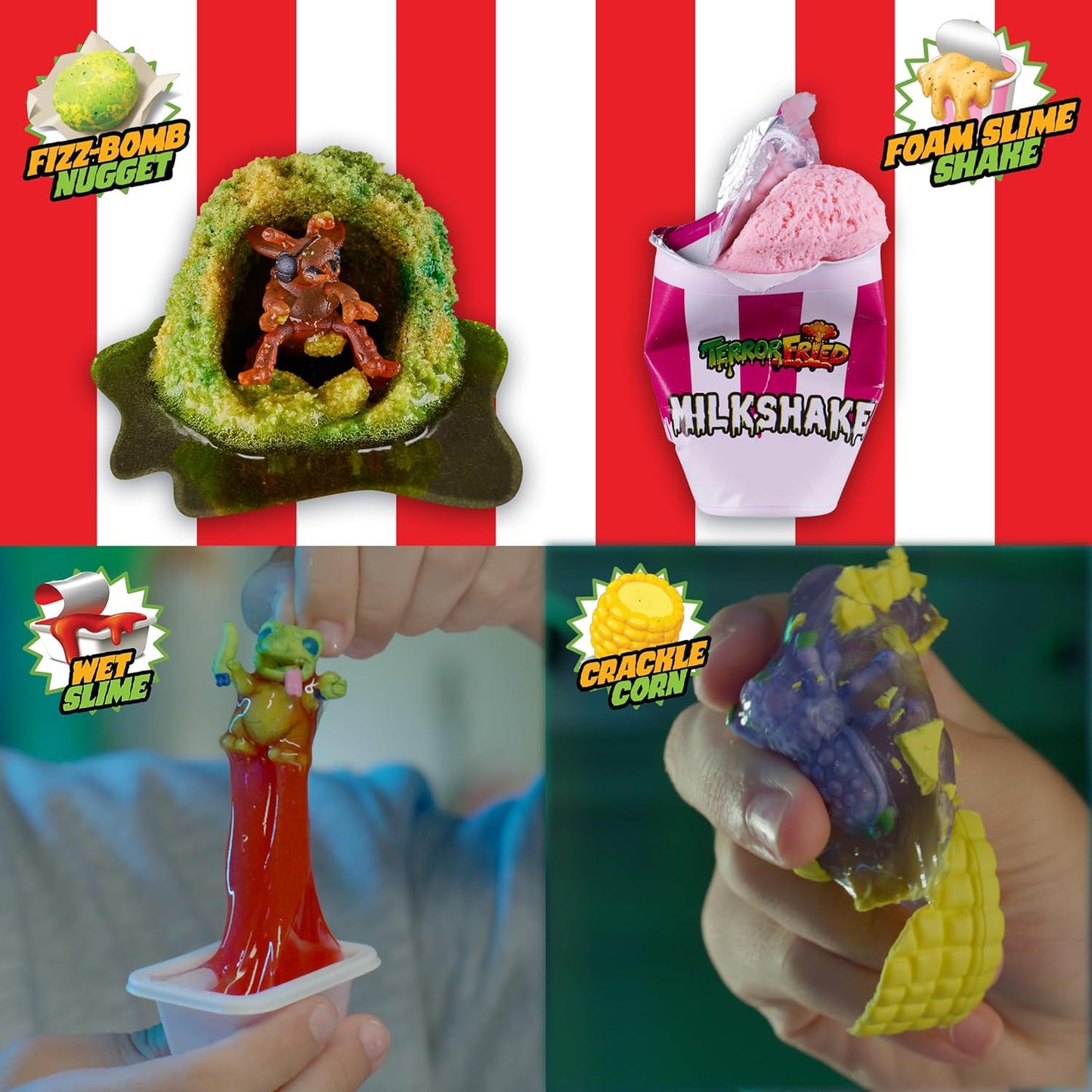 Terror Fried - Mysterybox: Nasty Nibbles Schleim und Minifiguren
