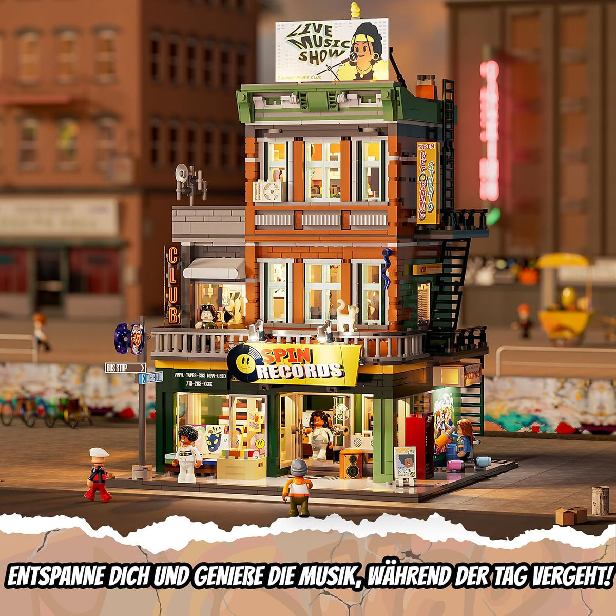 Lumibricks 19003 - Stadtleben: Plattenladen