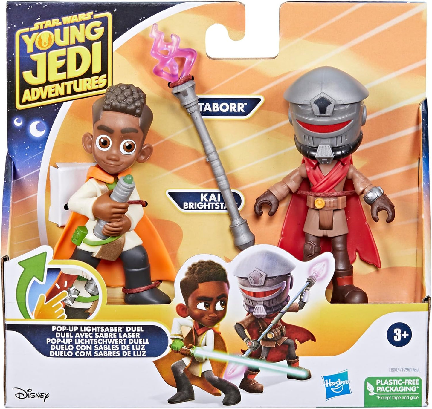Hasbro - Star Wars Young Jedi: Kai Brightstar & Taborr Actionfiguren-Set