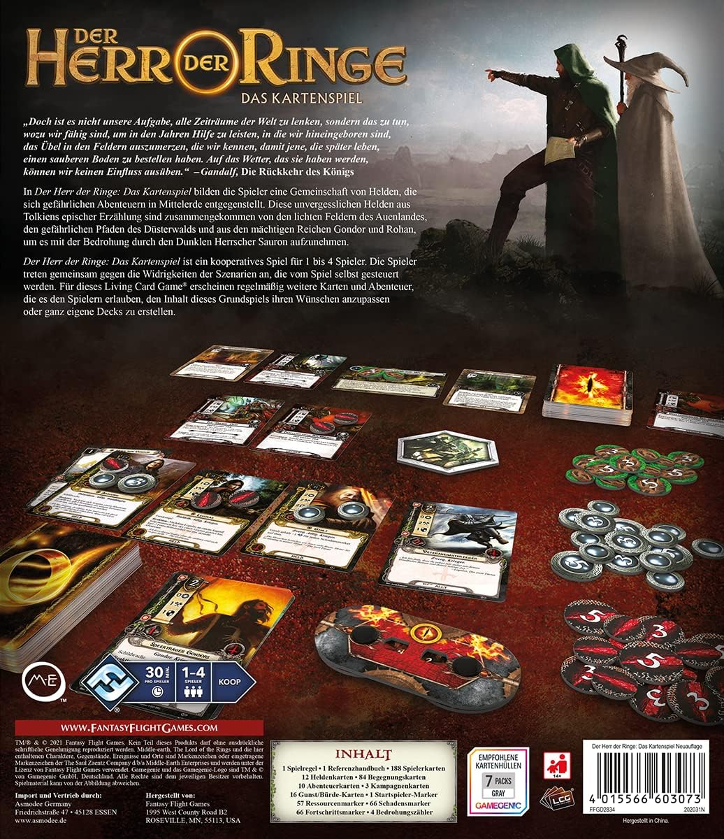 Fantasy Flight Games - Herr der Ringe Kartenspiel: Base Game (Neuauflage)