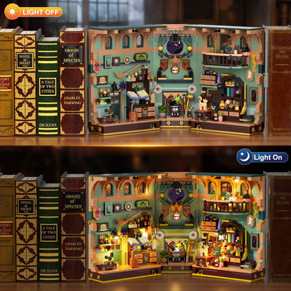 Insoon 625006 - Book Nooks: Magisches Alchemielabor mit LED-Beleuchtung