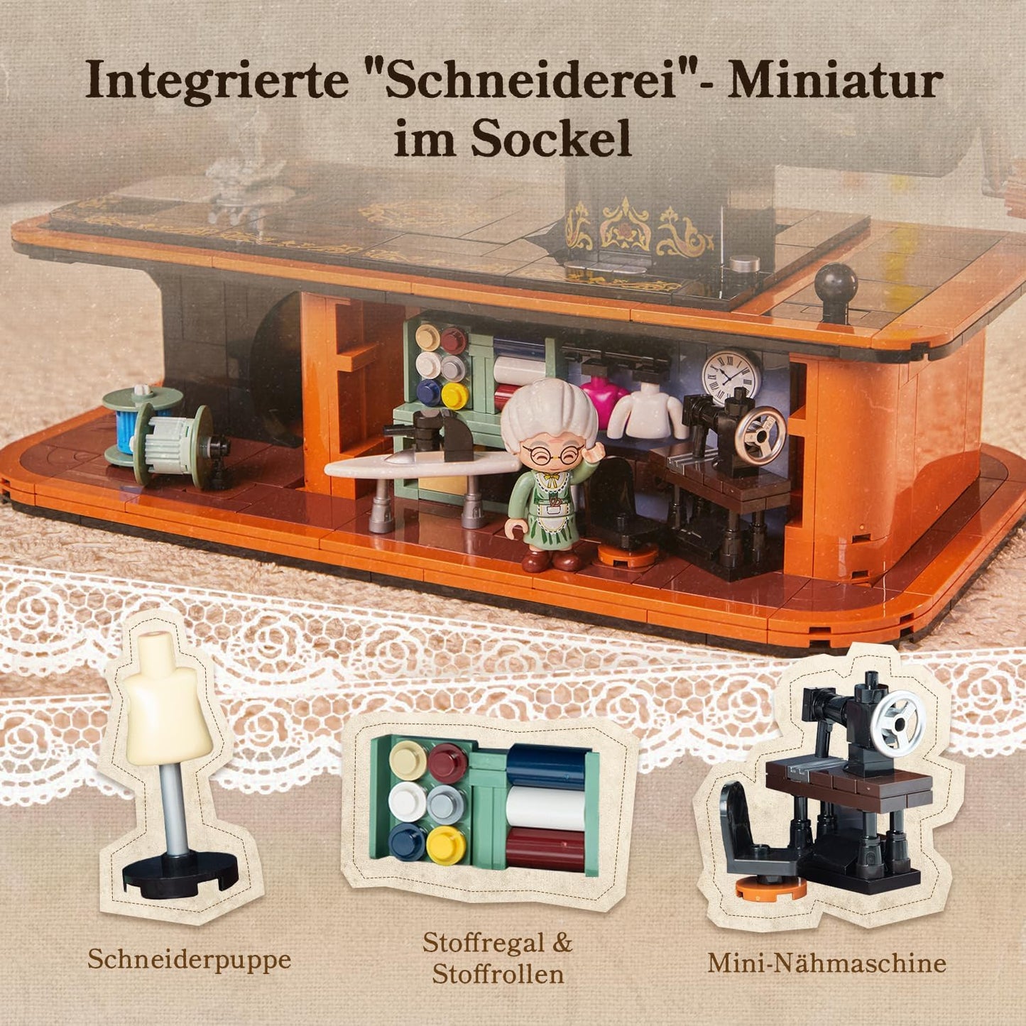 Pantasy 85028 - Retro: Nähmaschine