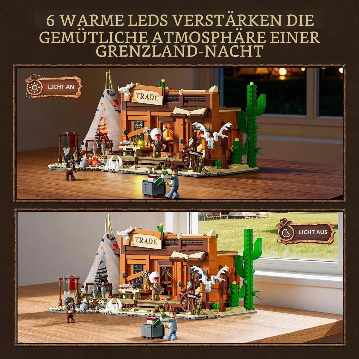 Lumibricks 14018 - Wild West: Western Fur Trading Post