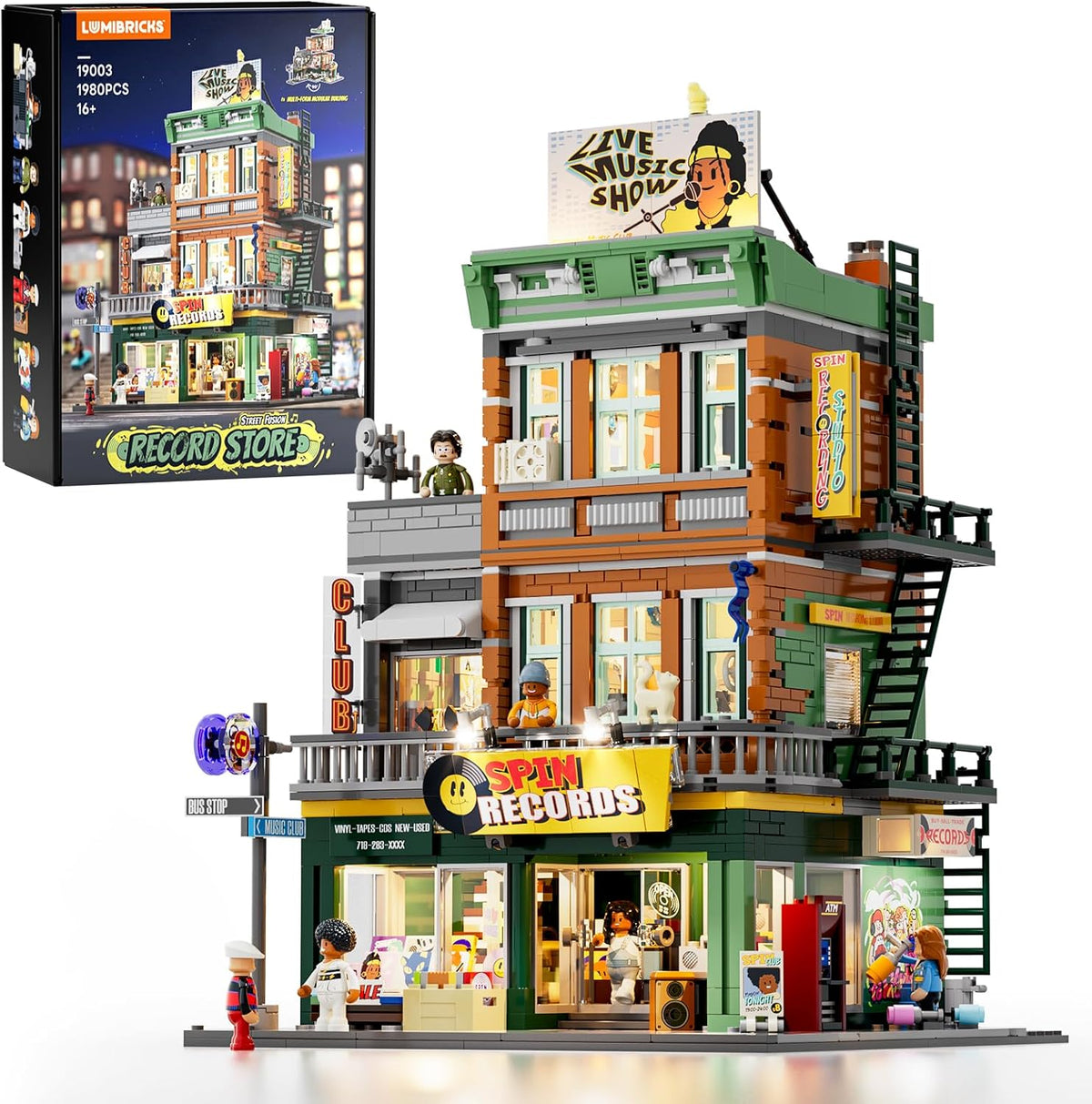 Lumibricks 19003 - Stadtleben: Plattenladen