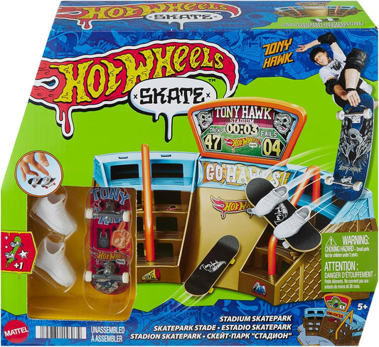 Mattel - Hot Wheels: Tony Hawk Stadium Skatepark Fingerboard