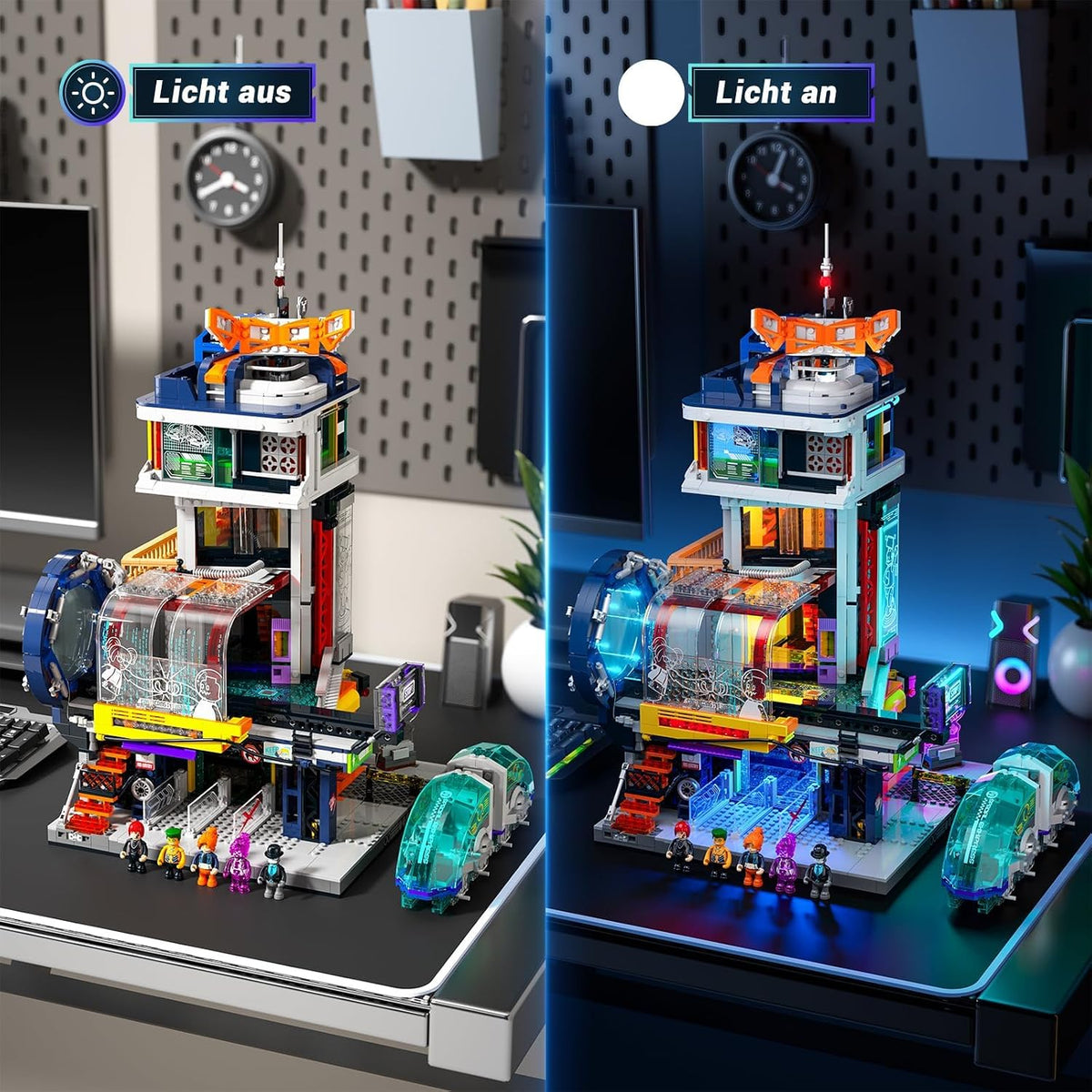 Lumibricks 17006 - Cyberpunk: Train Station