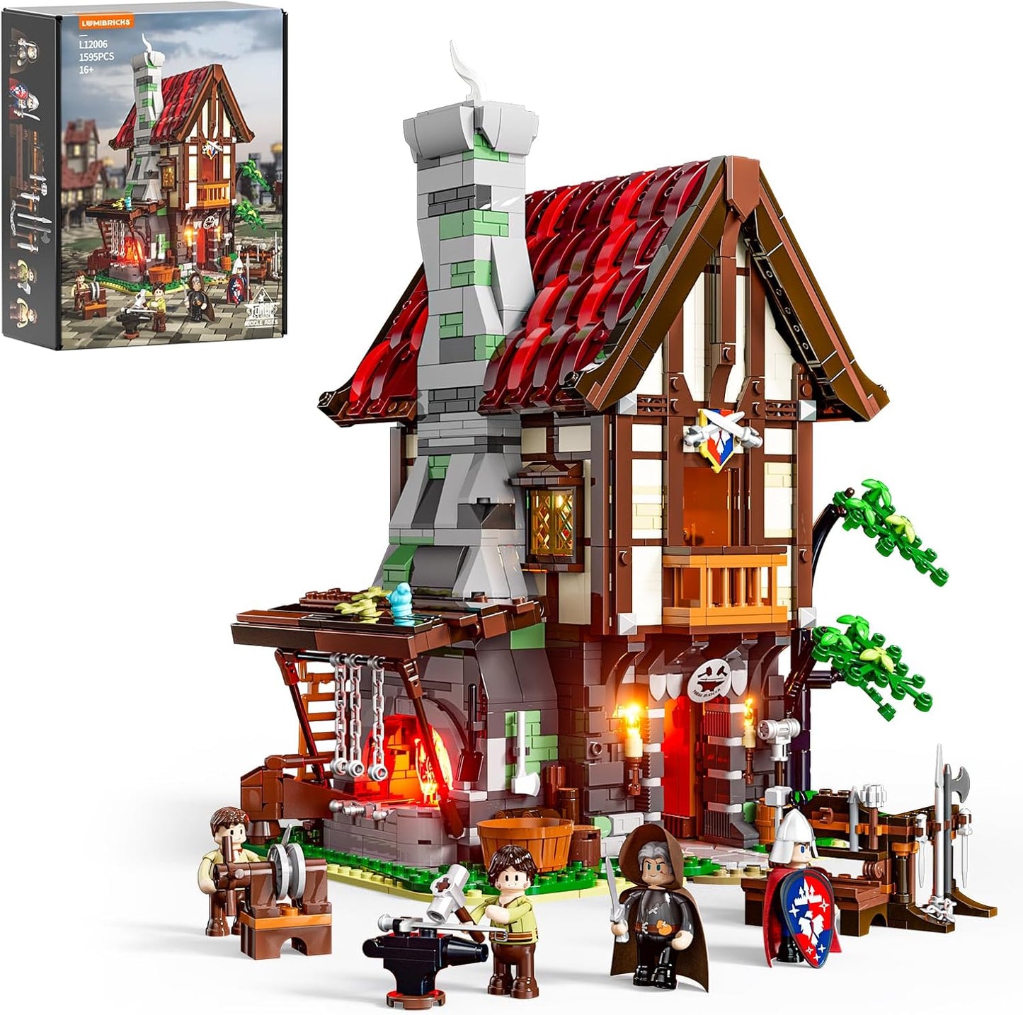 Lumibricks F9040 - Mittelalter: Schmiede