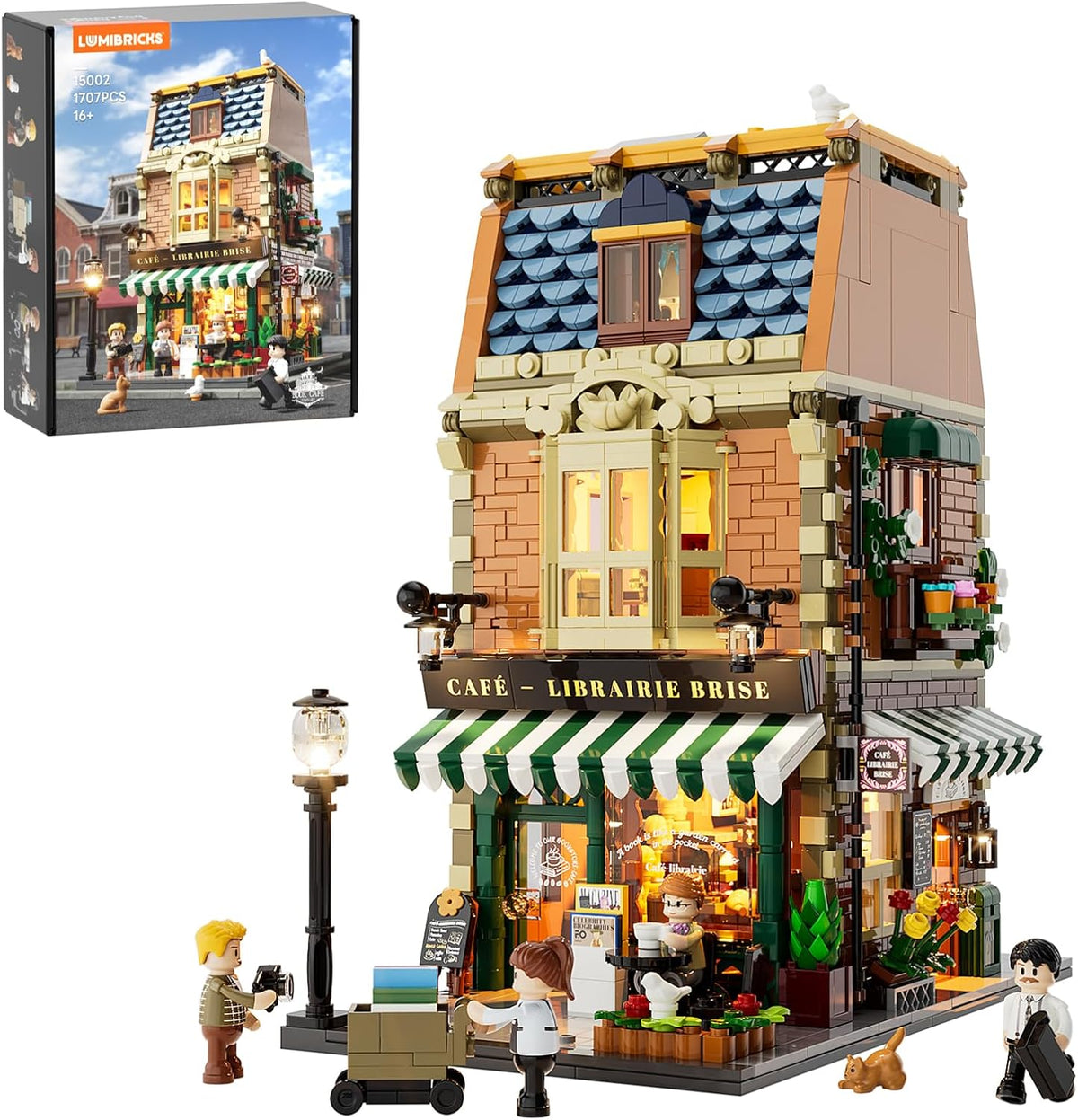 Lumibricks 15002 - Stadtleben: Book Cafe
