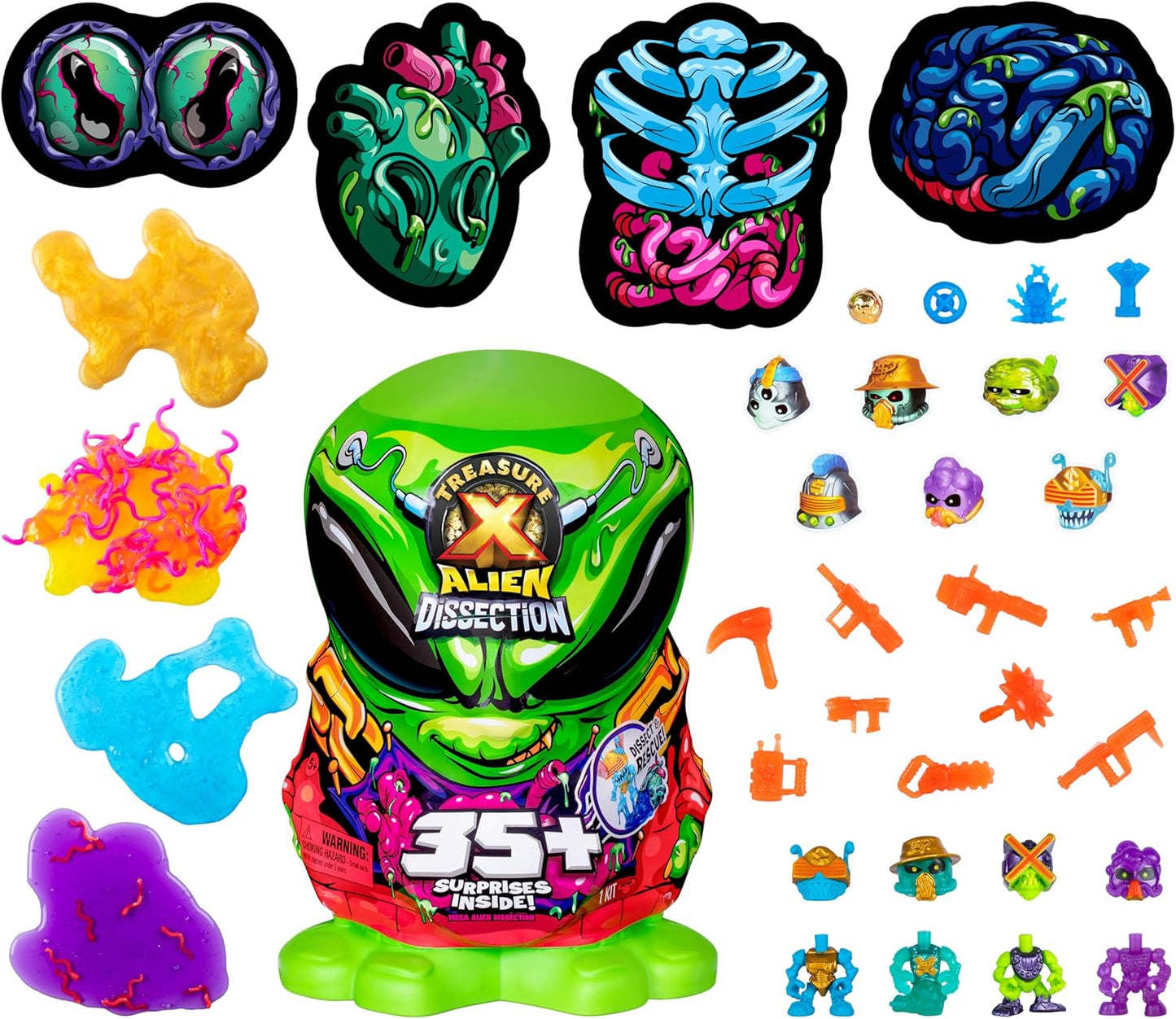 Moose Toys - Treasure X: Alien Autopsie (Mega - 35+ Überraschungen)