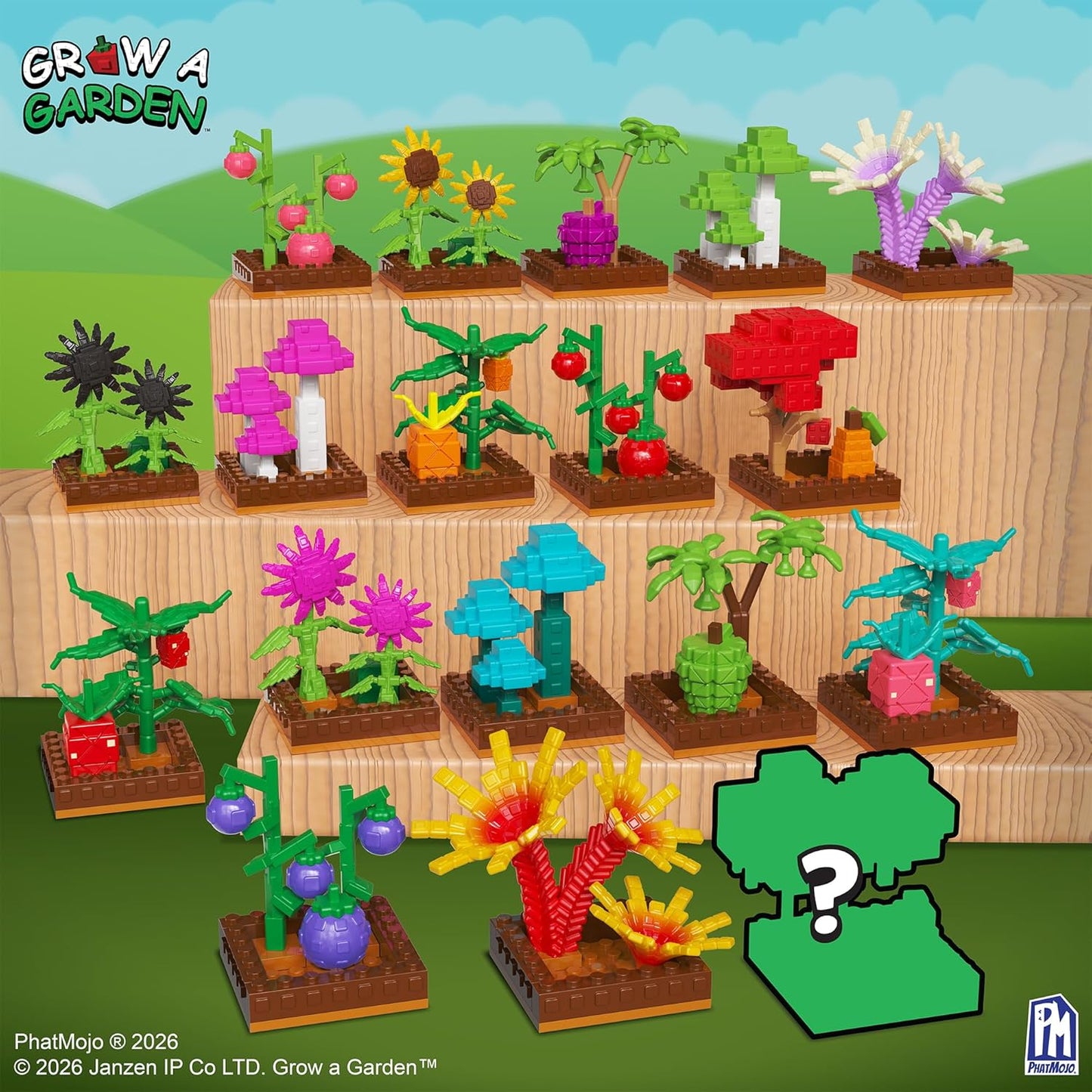 PhatMojo - Roblox: Grow a Garden Pocket Crop Minifiguren inkl. DLC-Code