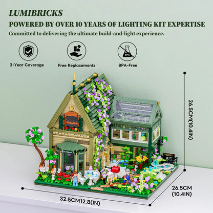 Lumibricks 10013 - Retro Houses: Garden Cottage