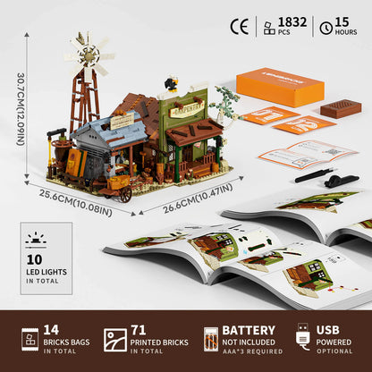 Lumibricks 14015 - Wild West: Western Carpentry Workshop