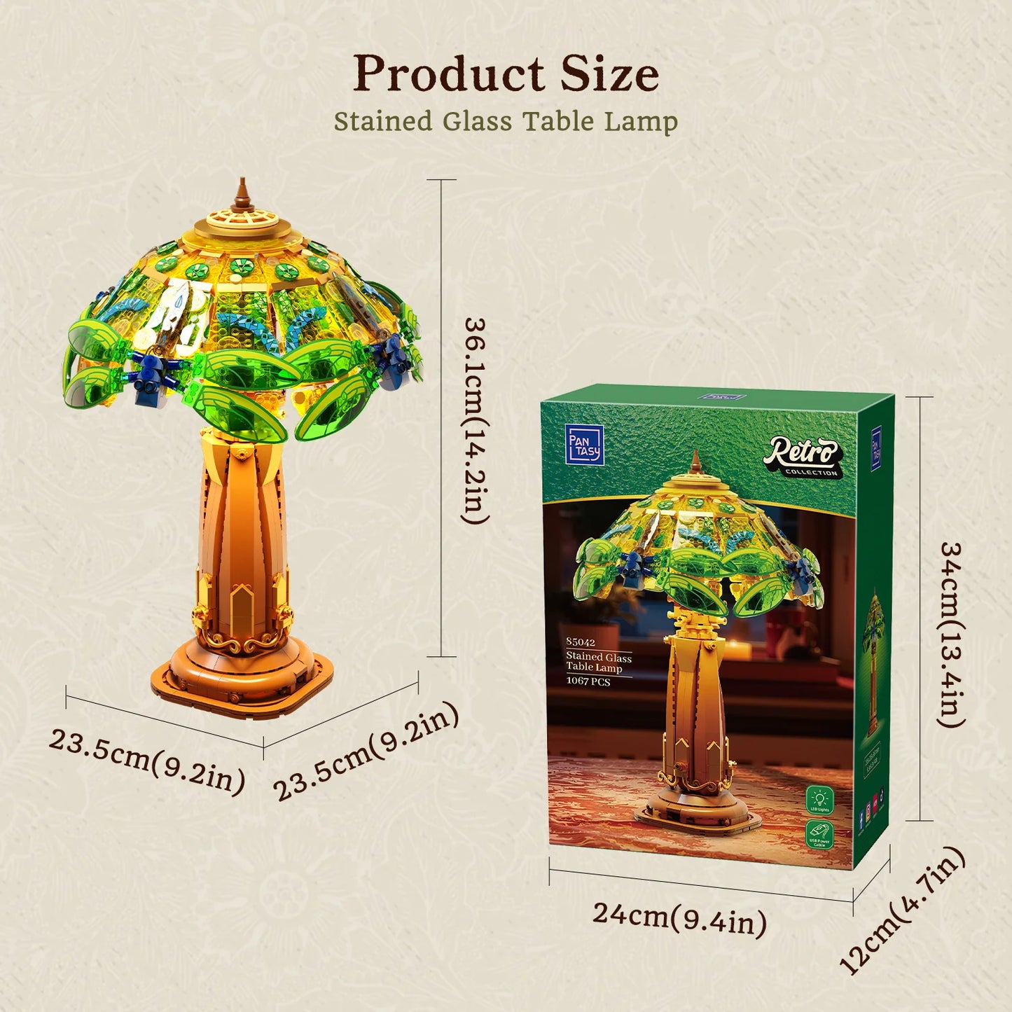 Pantasy 85042 - Originals: Retro Lampe mit Funktion