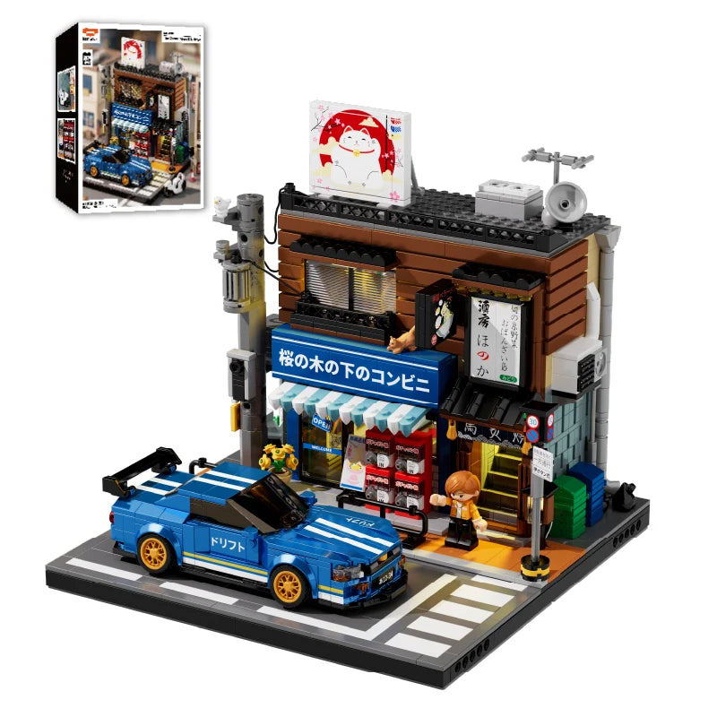 IAMBRICK 50105 - Japanese Street Cars: Corner Store & Izakaya