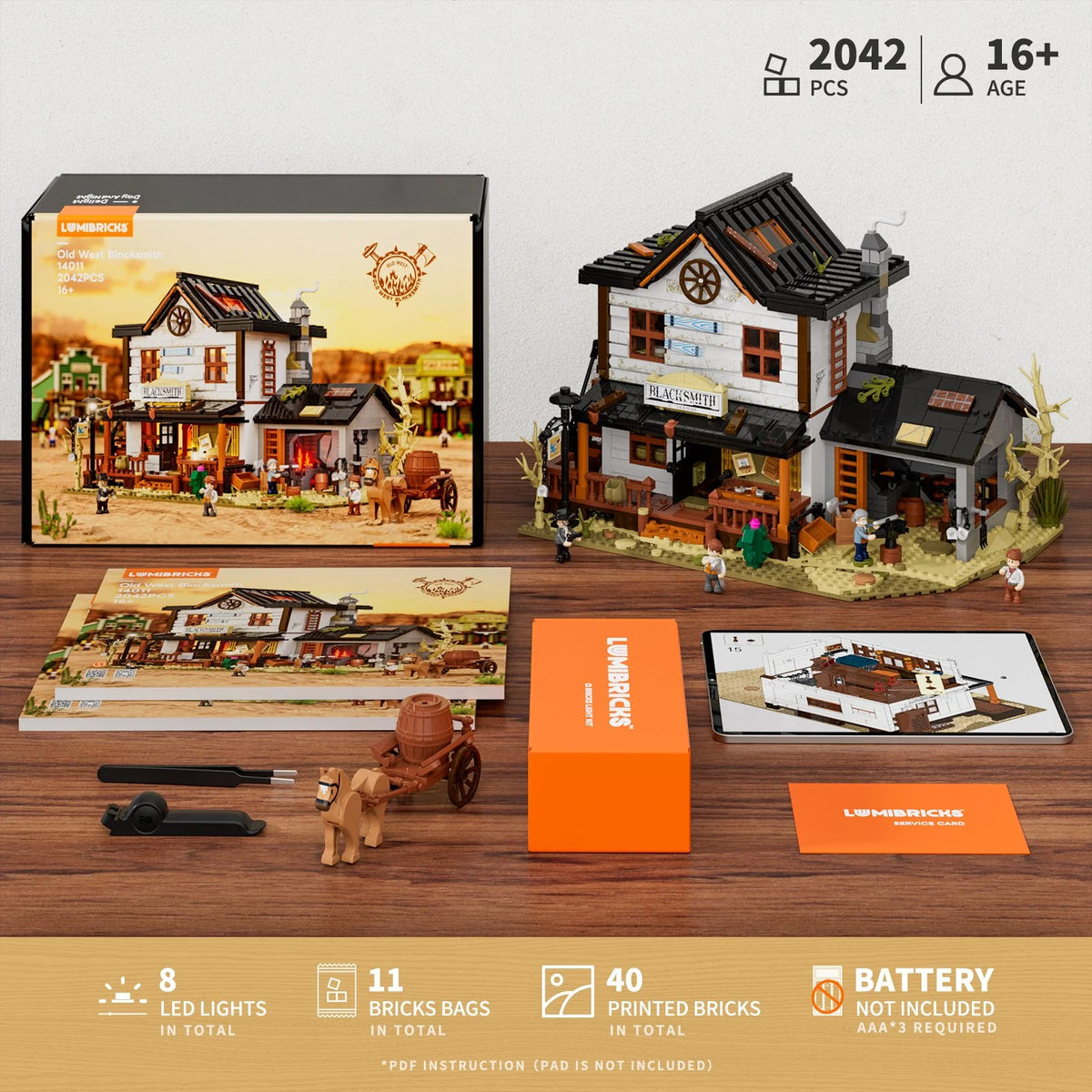 Lumibricks 14011 - Wild West: Schmiede