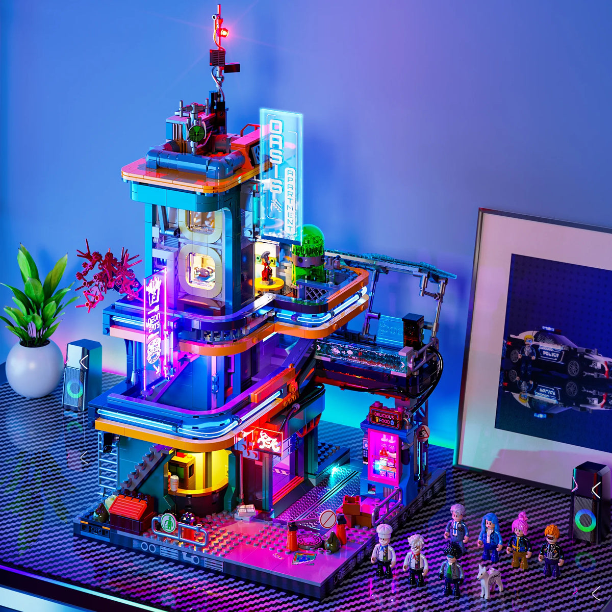 Lumibricks 17001 - Cyberpunk: Apartment