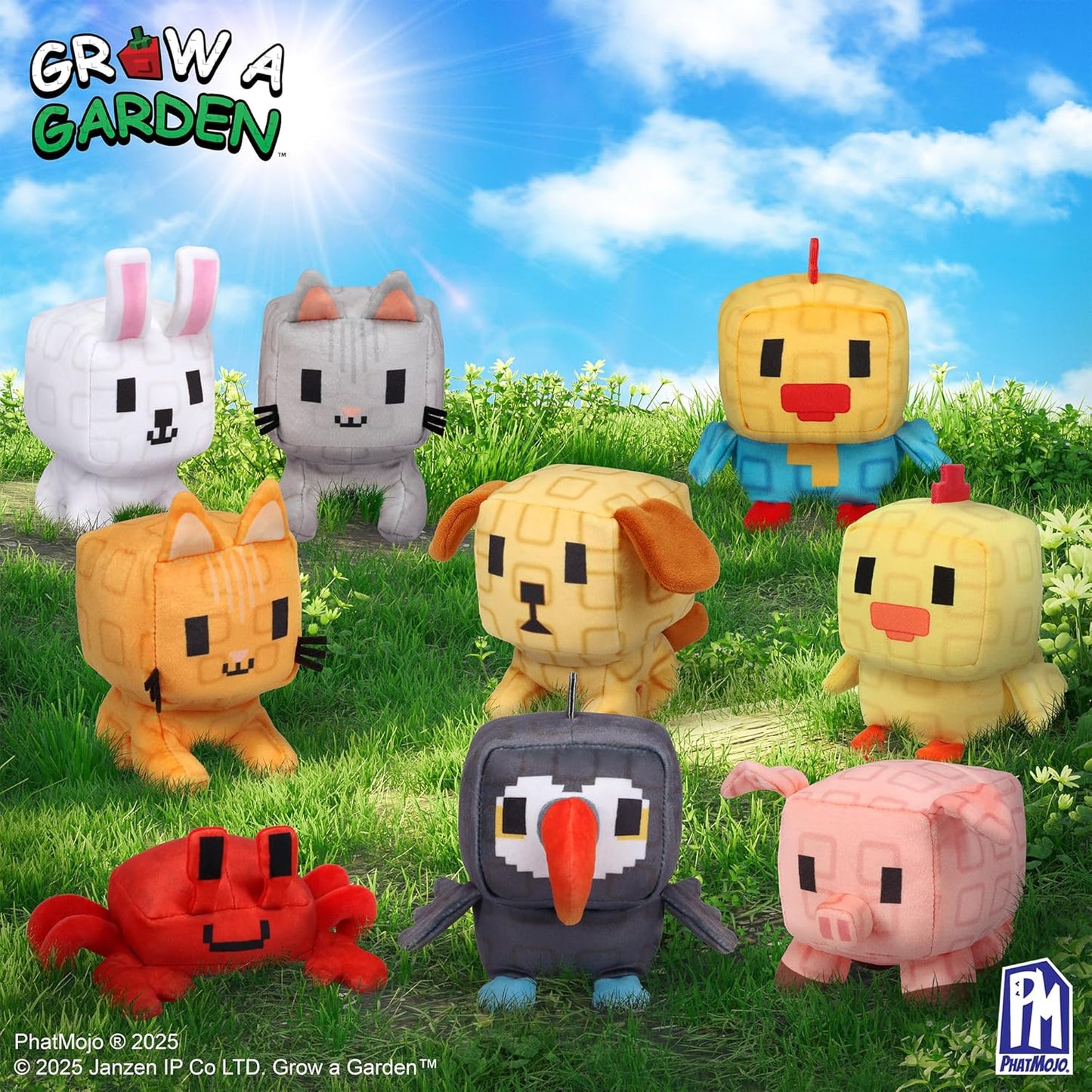 PhatMojo - Roblox: Grow a Garden Mystery Plüsch inkl. DLC-Code
