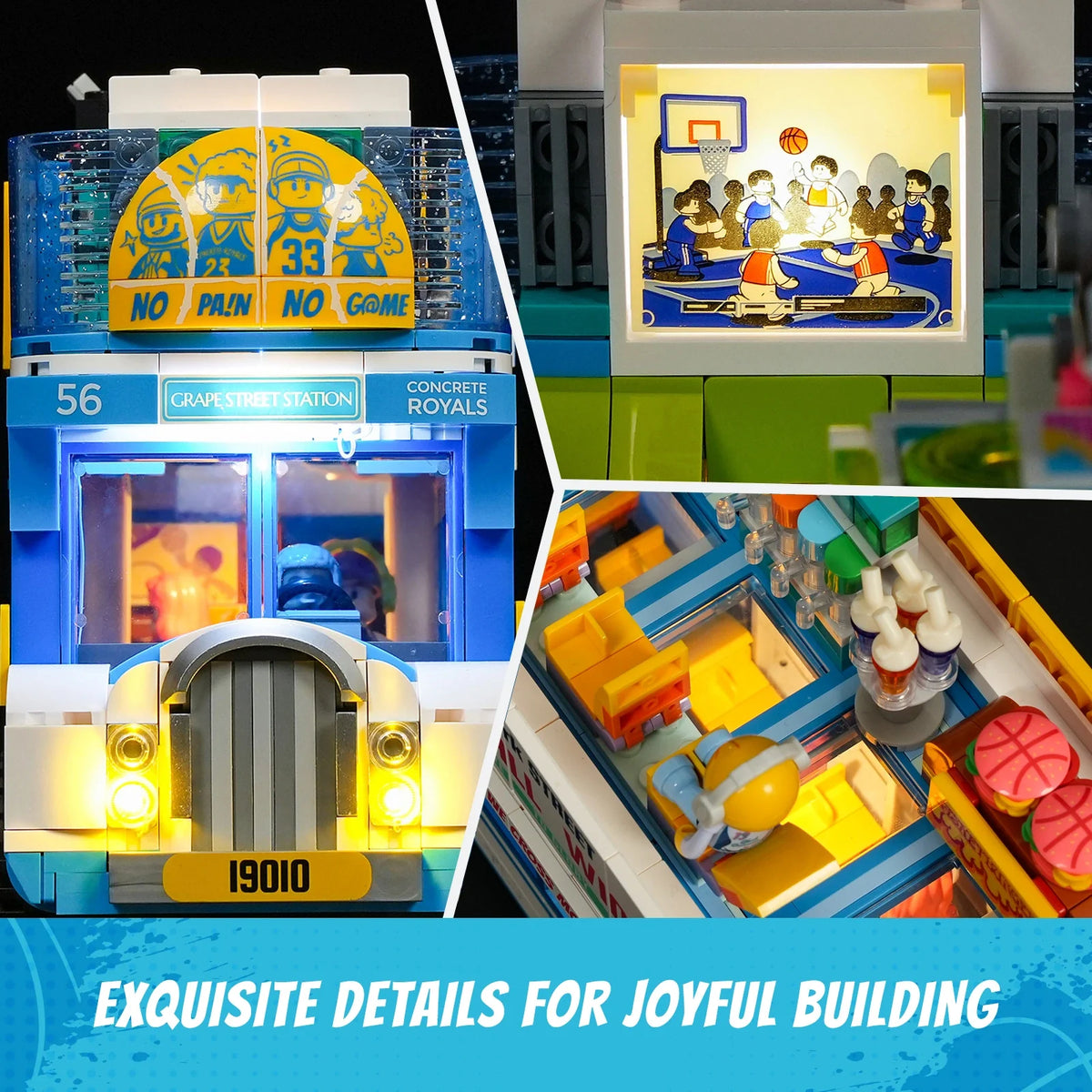 Lumibricks 19010 - Stadtleben: Streetball Tour Bus