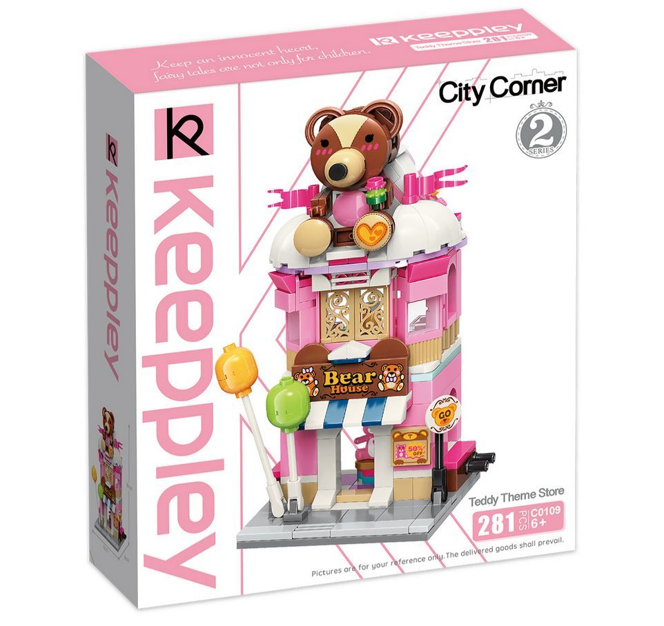 Keeppley - City Corner S2: Teddy Laden (Qman Klemmbausteine)
