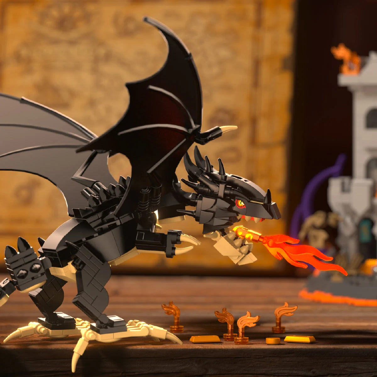 IAMBRICK 30310 - Fantasy: Dragonfire Castle