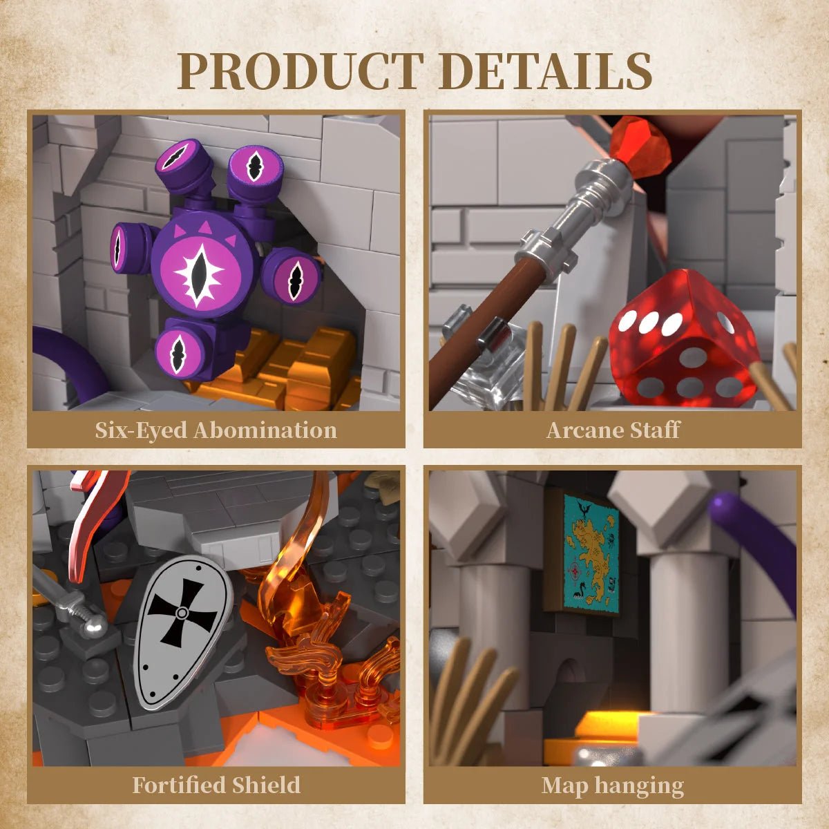 IAMBRICK 30310 - Fantasy: Dragonfire Castle