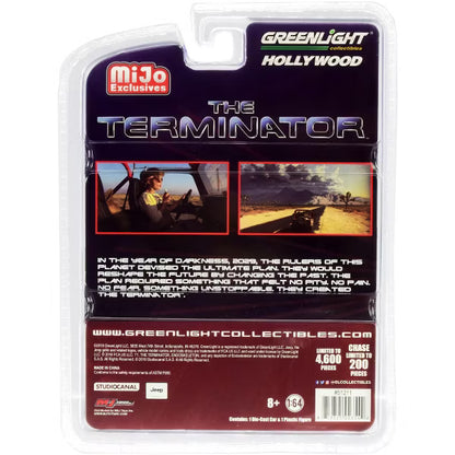 Greenlight 51211 - MiJo Terminator: 1983 Jeep CJ-7 Renegade Red w/ Sarah Connor