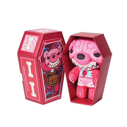 Deddy Bears - Mini Coffin Plüsch: Gutsy Bear (15 cm)