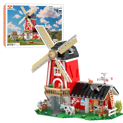 IAMBRICK 40201 - Landleben: Windmühle und Molkerei