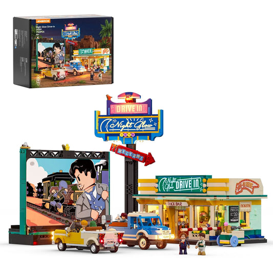 Lumibricks 18004 - Road Trip: Retro Drive-In Autokino