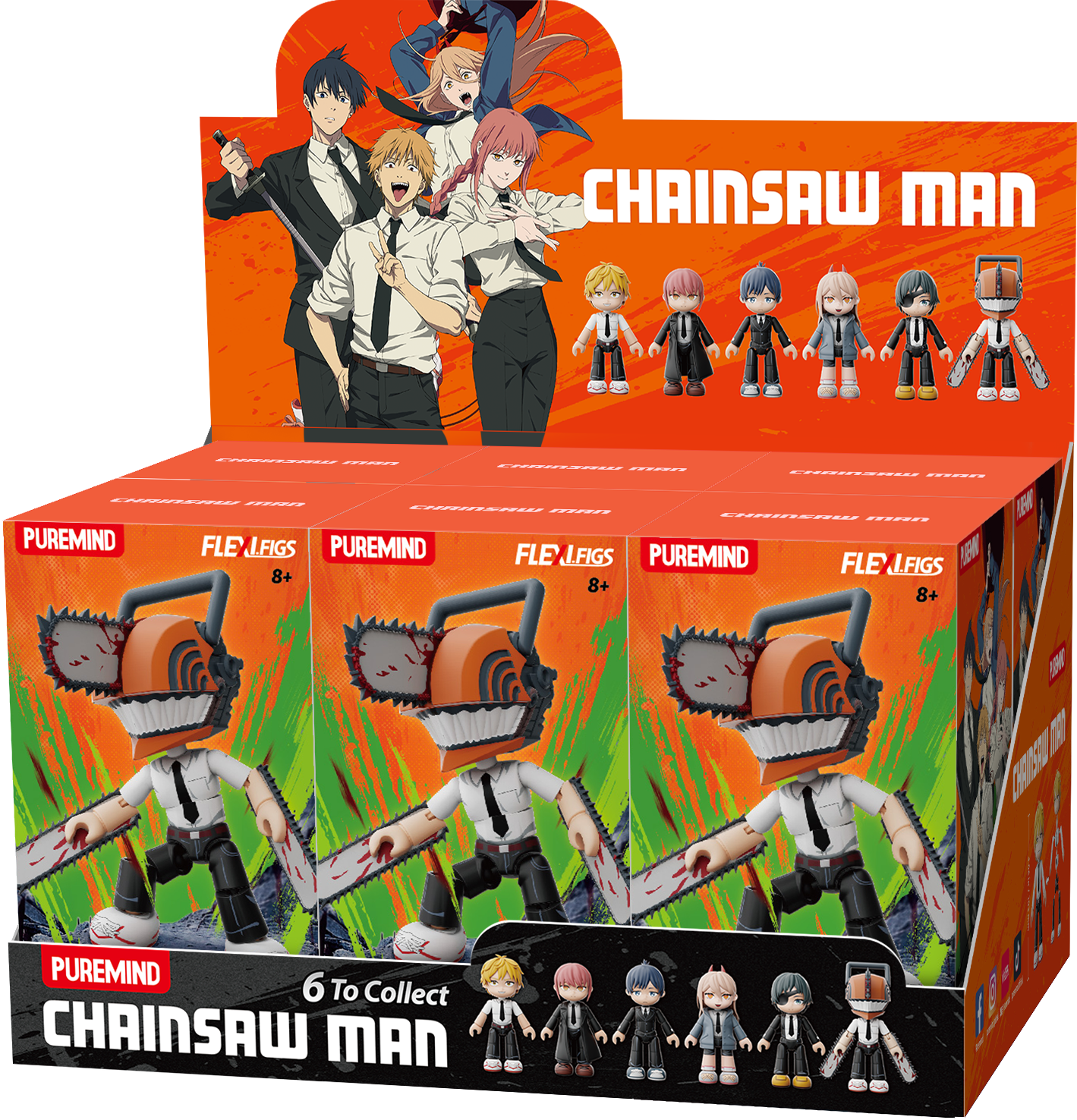 Puremind / Pantasy - FlexiFigs: Chainsaw Man