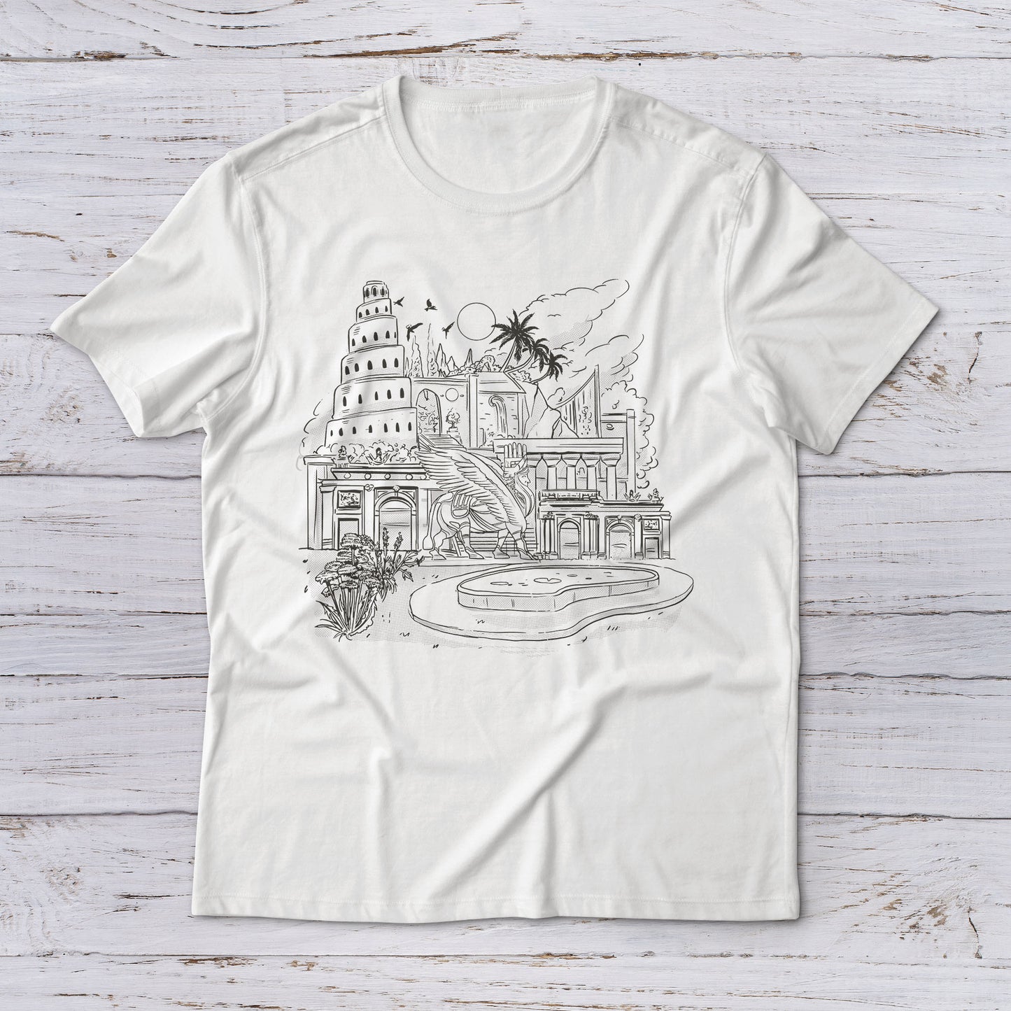 Lootgear - Fantasy World: Babylon Garden T-Shirt