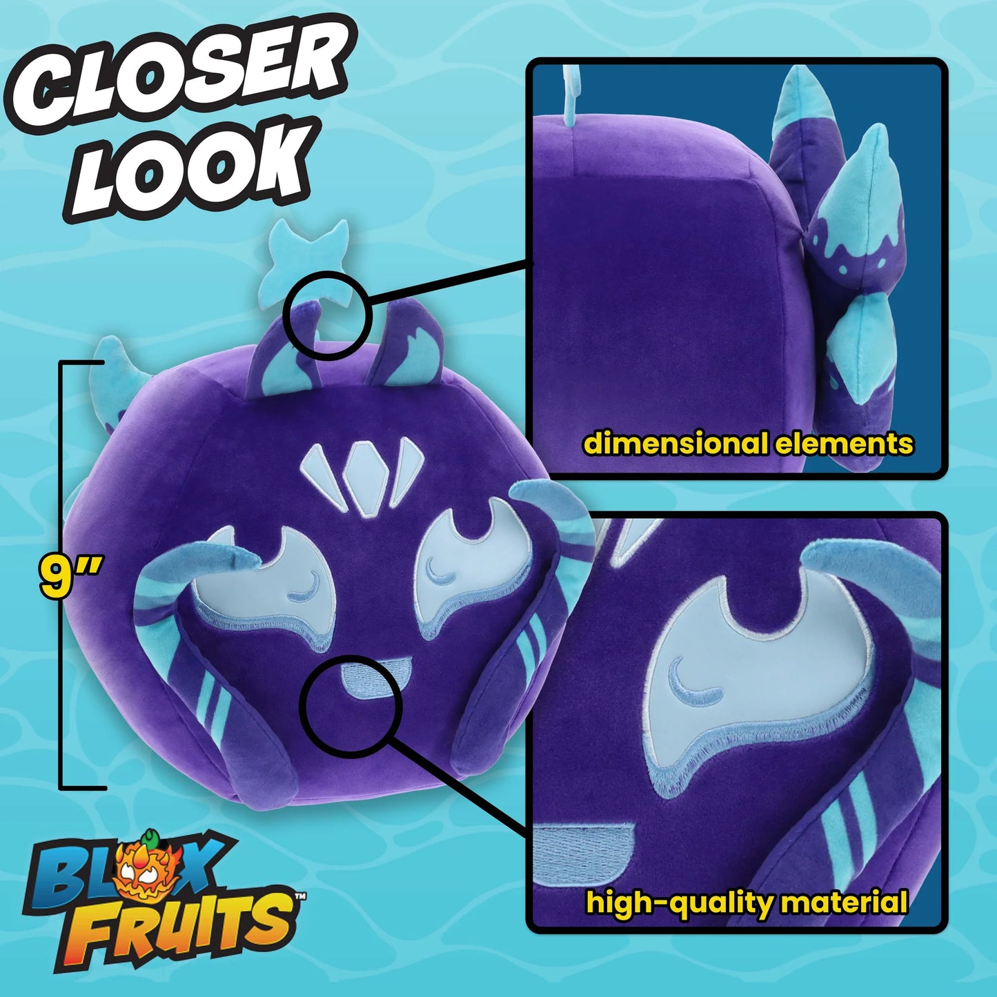 PhatMojo - Blox Fruits: Kitsune Huge Plüsch mit Roblox DLC Code