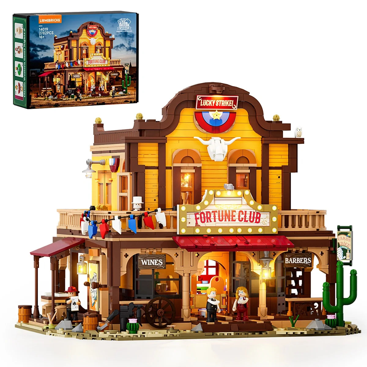 Lumibricks 14019 - Wild West: Fortune Club Saloon