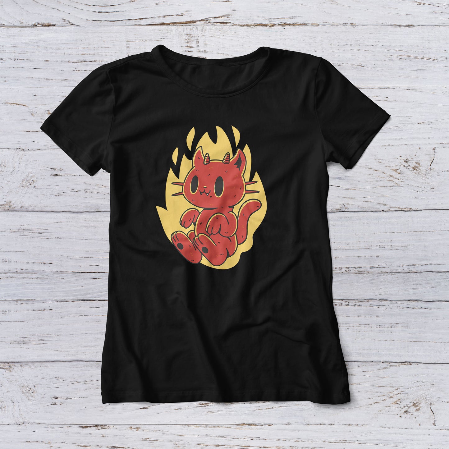 Lootgear - Cartoon World: Devilcat T-Shirt