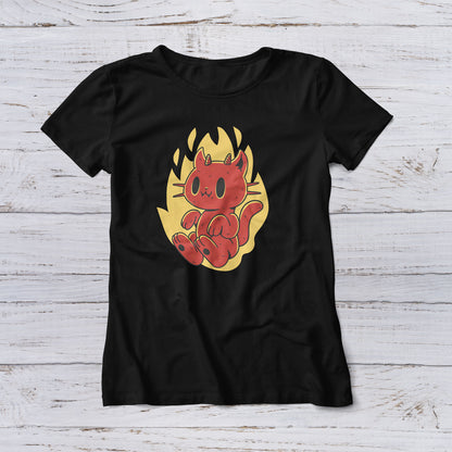 Lootgear - Cartoon World: Devilcat T-Shirt