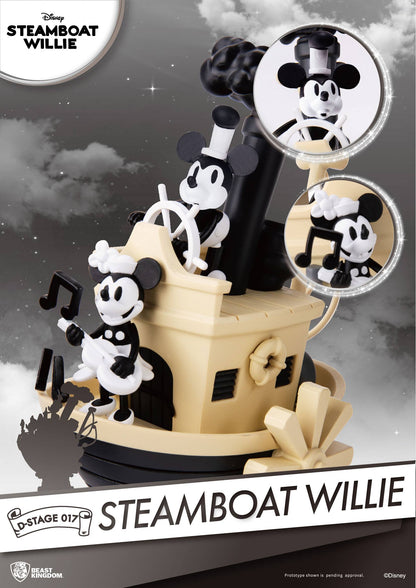 BKT - Steamboat Willie: Mickey & Minnie Diorama