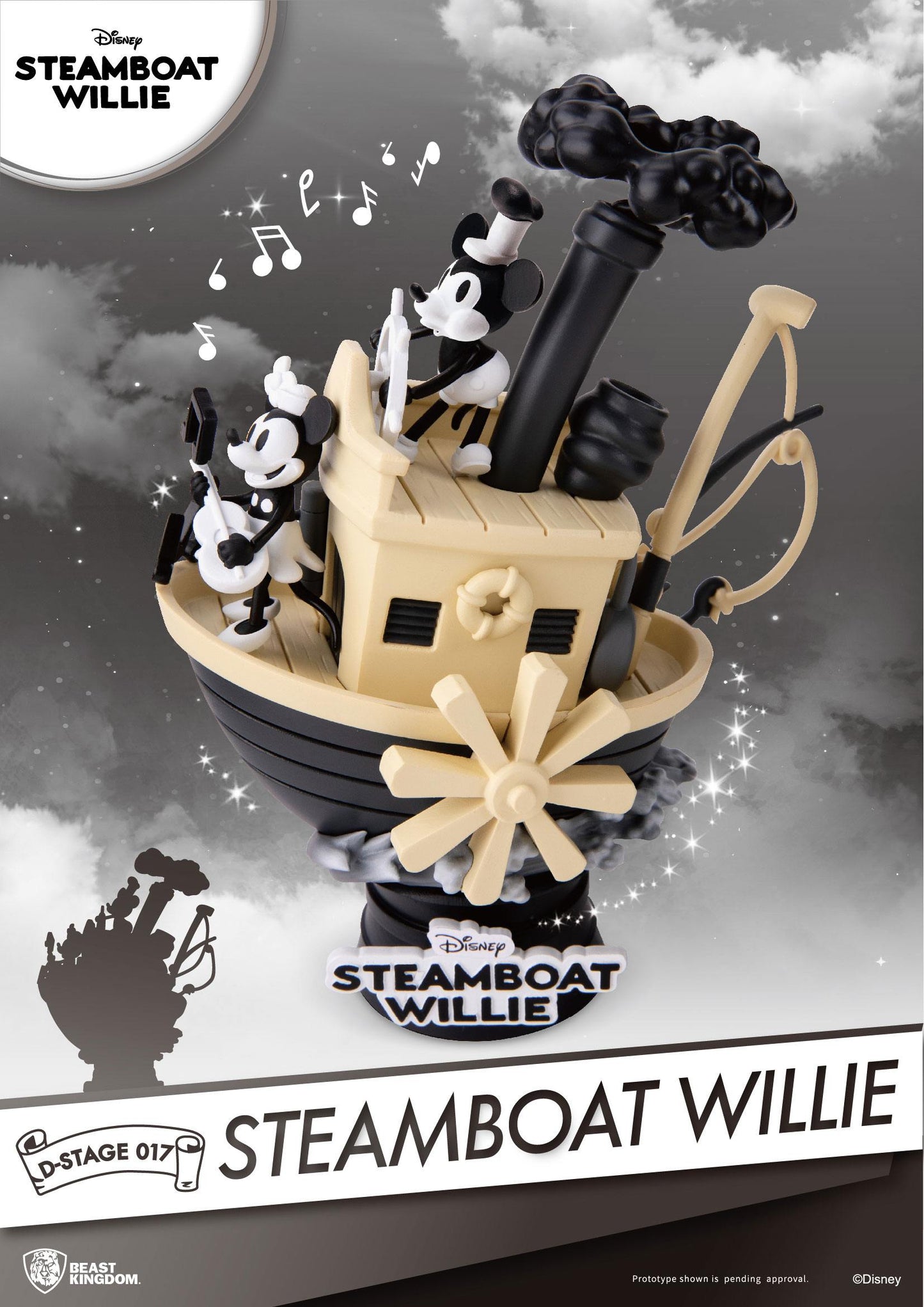 BKT - Steamboat Willie: Mickey & Minnie Diorama