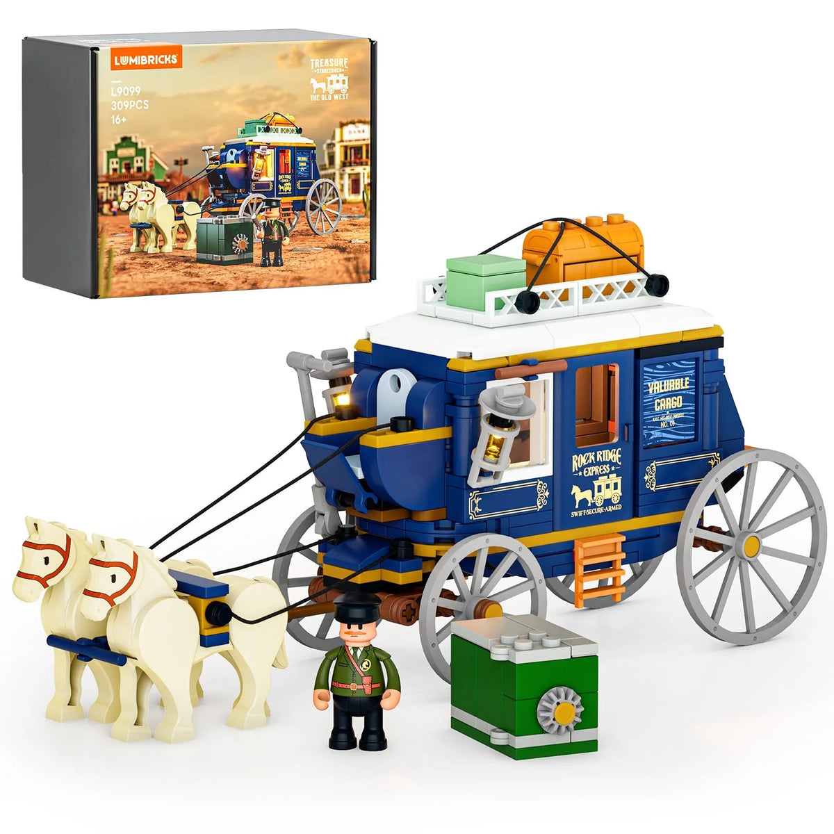 Lumibricks 14006 - Wild West: Postkutsche