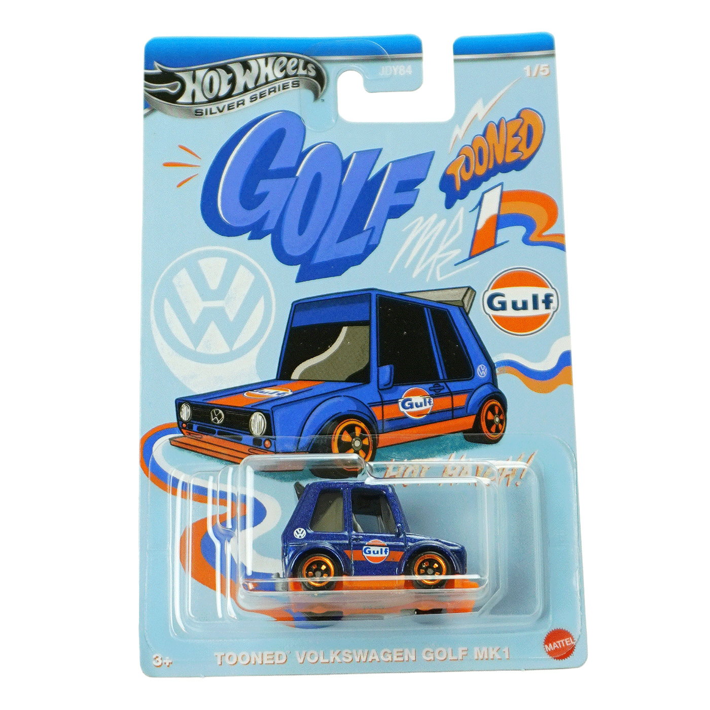 Hot Wheels - Silver Series: Tooned Volkswagen Golf MK1