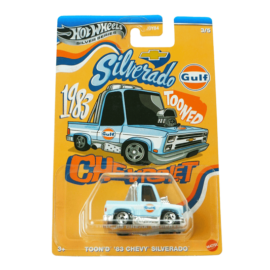 Hot Wheels - Silver Series: Gulf Tooned 83 Chevy Silverado